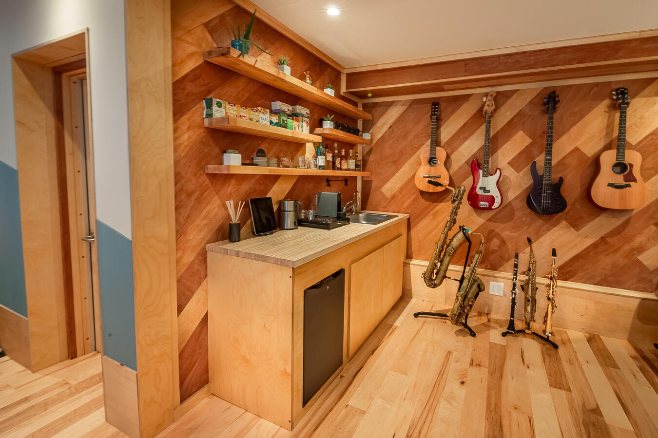Kitchen/Guitar Wall